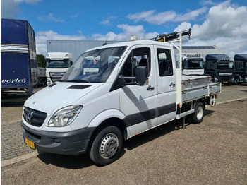 Dropside/ Flatbed truck, Crane truck Mercedes-Benz Sprinter 513 HIAB CRANE 017 T-2: picture 3