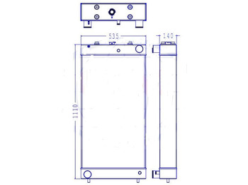 Radiator KOMATSU