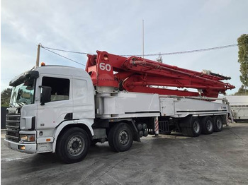 Concrete pump truck SCANIA P124