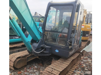 Mini excavator Kobelco SK60 with Swing Boom: picture 2