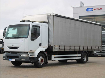 Curtainsider truck RENAULT Midlum 270