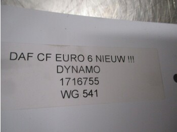 Alternator for Truck DAF CF 1716755 DYNAMO EURO 6 NIEUW!!!: picture 4