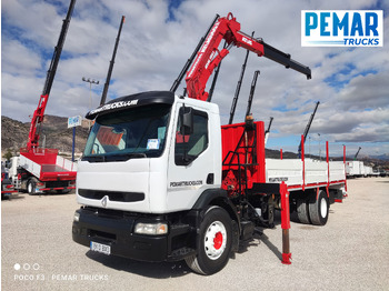 Crane truck RENAULT Premium 270