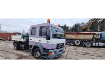 Tipper, Crane truck MAN 15.224: picture 5