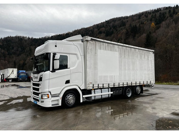 Curtainsider truck SCANIA R 410