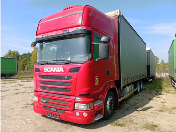 Curtainsider truck SCANIA R 450