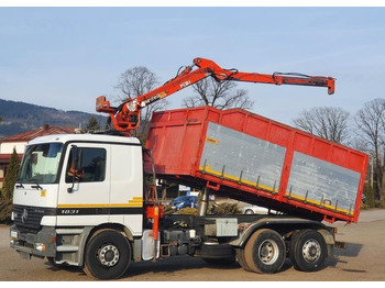 Tipper Mercedes-Benz Actros 1831 Wywrotka 6x2 / Kiper + HDS Stan * BDB *: picture 2