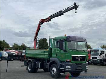 Tipper, Crane truck MAN TGS 18.320 Meiller Kipper-Palfinger Kran-1. Hand: picture 5