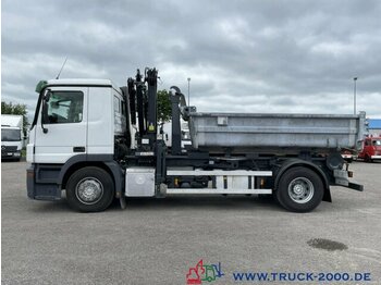 Hook lift truck, Crane truck Mercedes-Benz 1841L Abroller + Kran + FB 7.6m=1.2 t.: picture 4