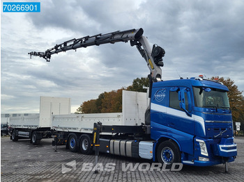 Container transporter/ Swap body truck, Crane truck Volvo FH 540 6X2 Palfinger PK37.002 TEC 7E Crane Jib Winch Combi BDF Lift+Lenkachse: picture 4