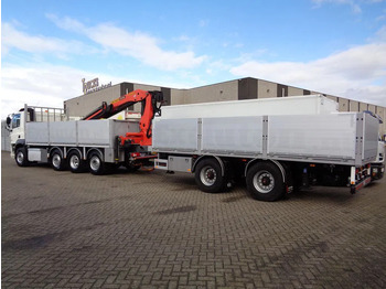 Dropside/ Flatbed truck, Crane truck DAF CF 460 Combi Pacton MXD220 + 8X2 + Manual + Euro 6 + Palfinger PK 18500: picture 3