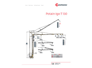 Self-erecting tower crane POTAIN