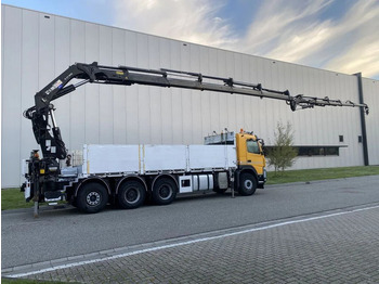 Dropside/ Flatbed truck, Crane truck Volvo FMX 500 8X4 + HIAB 477 E-5 + JIB 100 X-4 + REMOT: picture 5