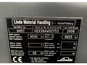 Leasing of  Linde H45T Linde H45T: picture 5