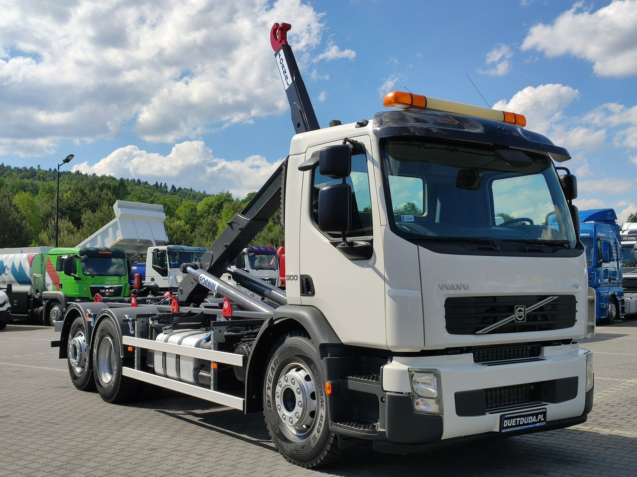 Hook lift truck Volvo FE 26.300 Hakowiec Napęd 6x2 Oś Skrętna: picture 6