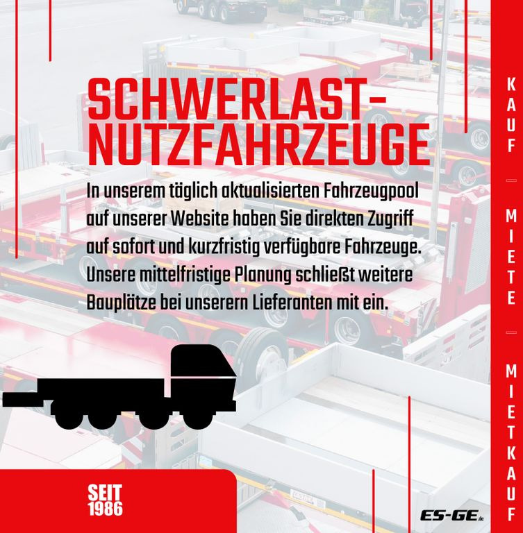 New Dropside/ Flatbed semi-trailer Kögel Multi Chassis, verstärkt, Bordwände: picture 11