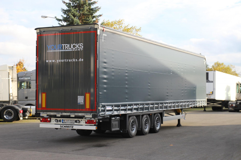 Curtainsider semi-trailer SCHMITZ Mega Plane  Hubdach   Edscha   Liftachse  Mega: picture 10