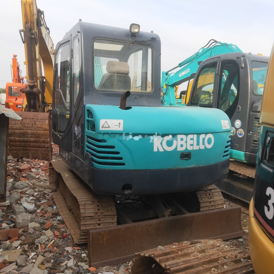 Mini excavator Kobelco SK60 with Swing Boom: picture 6