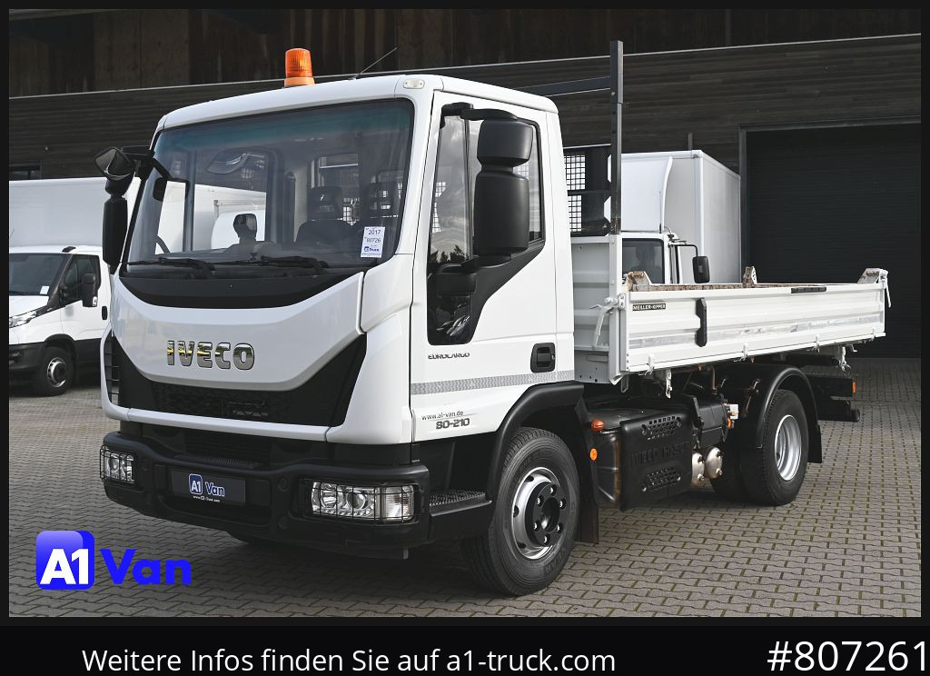 Truck IVECO Eurocargo 80E21 Kipper, Meiller, Klima, 2x AHK: picture 13