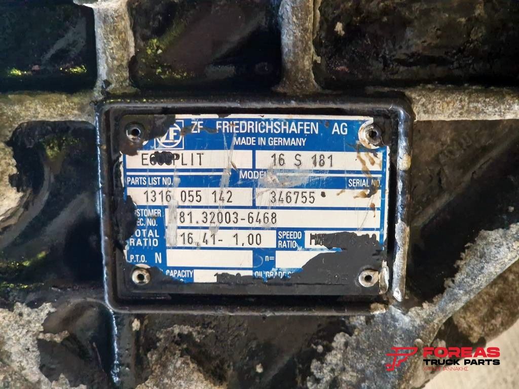 Gearbox for Truck ZF ECOSPLIT 16S 181: picture 10 Gearbox for Truck ZF ECOSPLIT 16S 181: picture 10