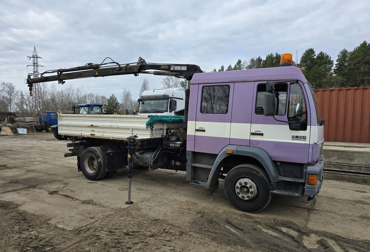 Tipper, Crane truck MAN 15.224: picture 28