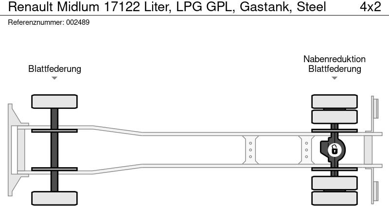 Tank truck Renault Midlum 17122 Liter, LPG GPL, Gastank, Steel: picture 14