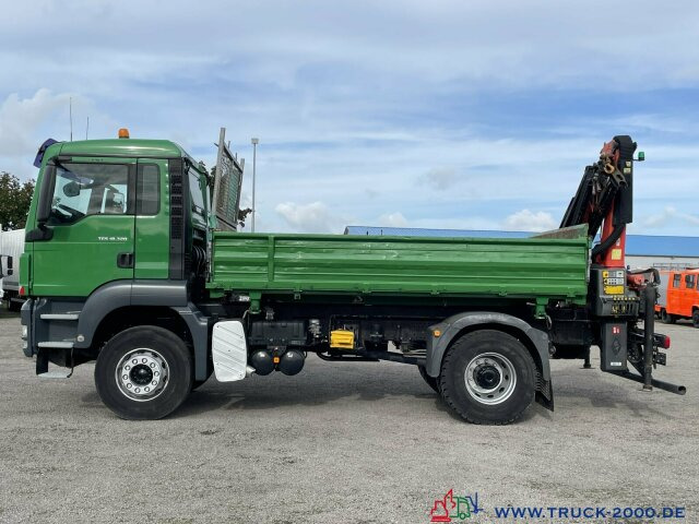 Tipper, Crane truck MAN TGS 18.320 Meiller Kipper-Palfinger Kran-1. Hand: picture 11