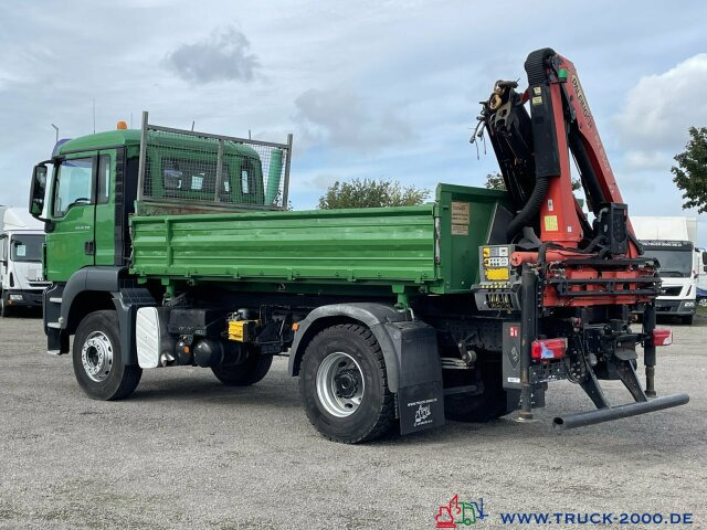 Tipper, Crane truck MAN TGS 18.320 Meiller Kipper-Palfinger Kran-1. Hand: picture 12