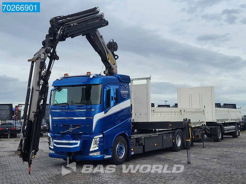 Container transporter/ Swap body truck, Crane truck Volvo FH 540 6X2 Palfinger PK37.002 TEC 7E Crane Jib Winch Combi BDF Lift+Lenkachse: picture 6