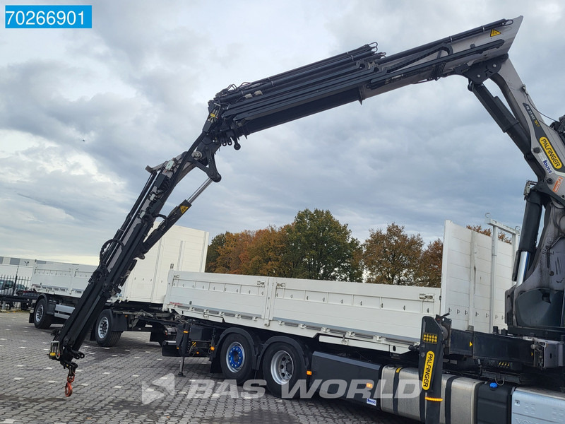 Container transporter/ Swap body truck, Crane truck Volvo FH 540 6X2 Palfinger PK37.002 TEC 7E Crane Jib Winch Combi BDF Lift+Lenkachse: picture 11