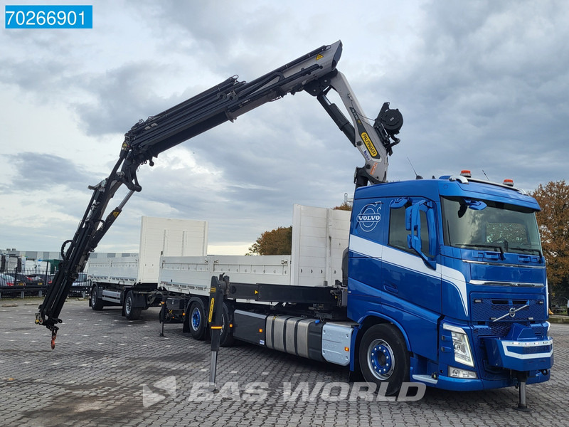 Container transporter/ Swap body truck, Crane truck Volvo FH 540 6X2 Palfinger PK37.002 TEC 7E Crane Jib Winch Combi BDF Lift+Lenkachse: picture 7