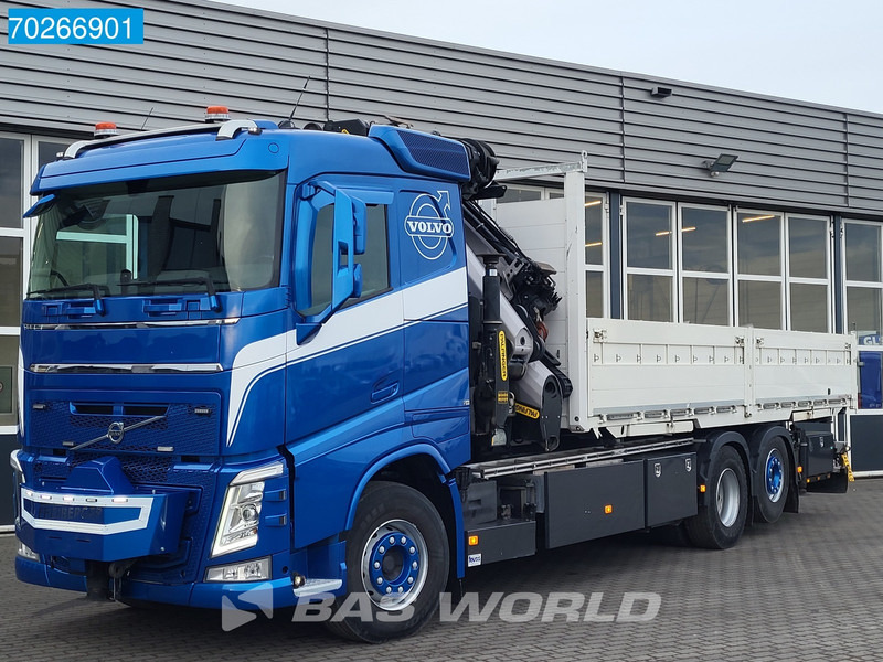 Container transporter/ Swap body truck, Crane truck Volvo FH 540 6X2 Palfinger PK37.002 TEC 7E Crane Jib Winch Combi BDF Lift+Lenkachse: picture 19