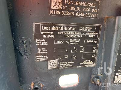 Forklift LINDE H25D02 2500 kg: picture 6