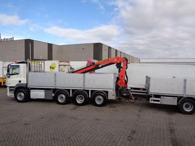 Dropside/ Flatbed truck, Crane truck DAF CF 460 Combi Pacton MXD220 + 8X2 + Manual + Euro 6 + Palfinger PK 18500: picture 20