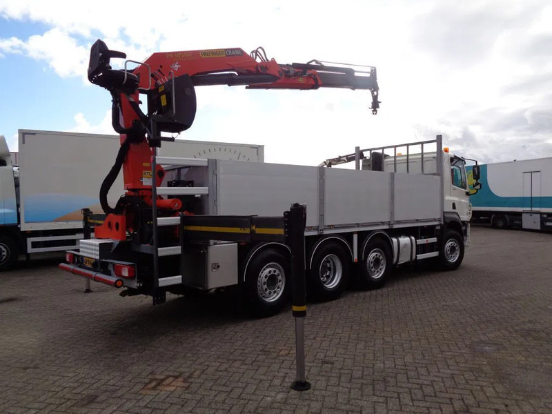 Dropside/ Flatbed truck, Crane truck DAF CF 460 Combi Pacton MXD220 + 8X2 + Manual + Euro 6 + Palfinger PK 18500: picture 17