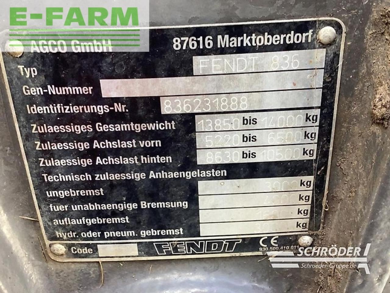 Farm tractor Fendt 828 vario scr profi: picture 6