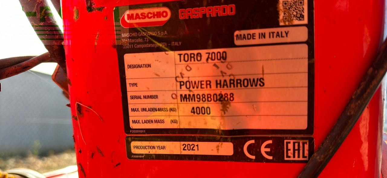 Soil tillage equipment Maschio Toro 7000: picture 9