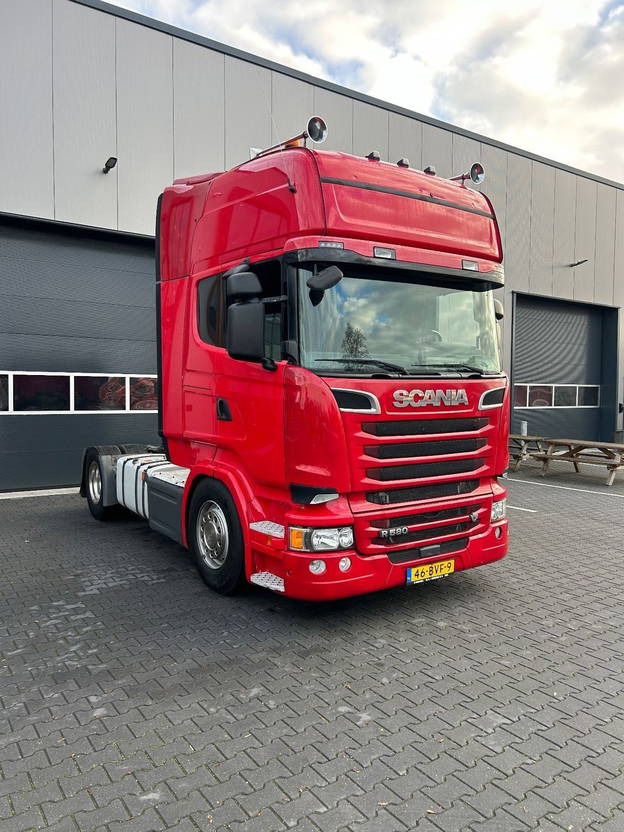 Tractor unit Scania R580 V8 R580 v8 Topline Retarder Full Airsuspension Double Glass: picture 10