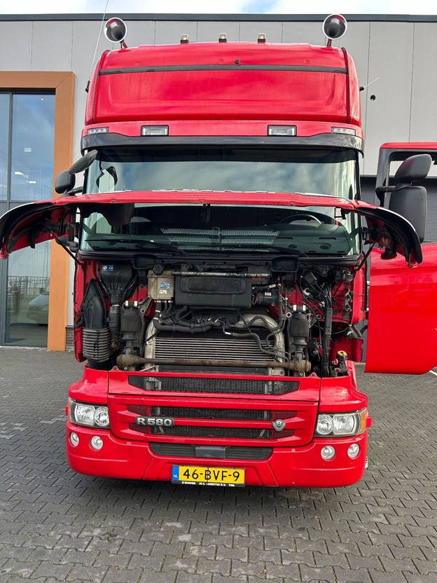 Tractor unit Scania R580 V8 R580 v8 Topline Retarder Full Airsuspension Double Glass: picture 11