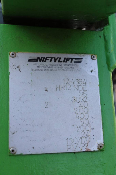 Articulated boom Niftylift HR12-NDE: picture 19